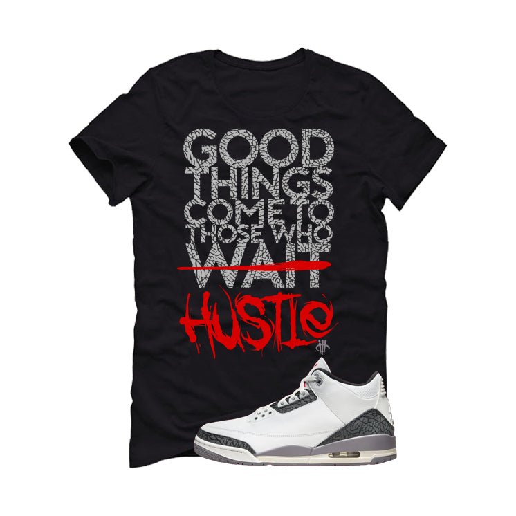 Air Jordan 3 Cement Grey Black T-Shirt (Good Things) product image 2