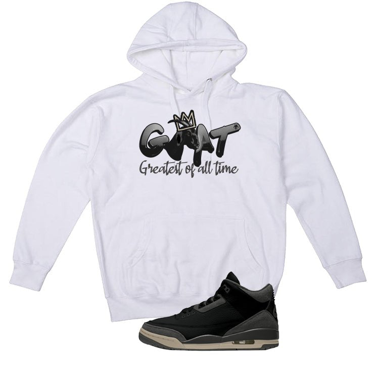 A Ma Maniere x Air Jordan 3 Black White T-Shirt (Goat) product image 3