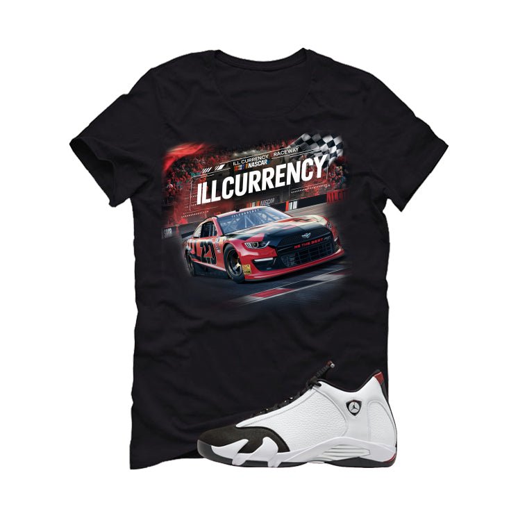 Air Jordan 14 Black Toe T-Shirt (Raceway)| illcurrency product image 2