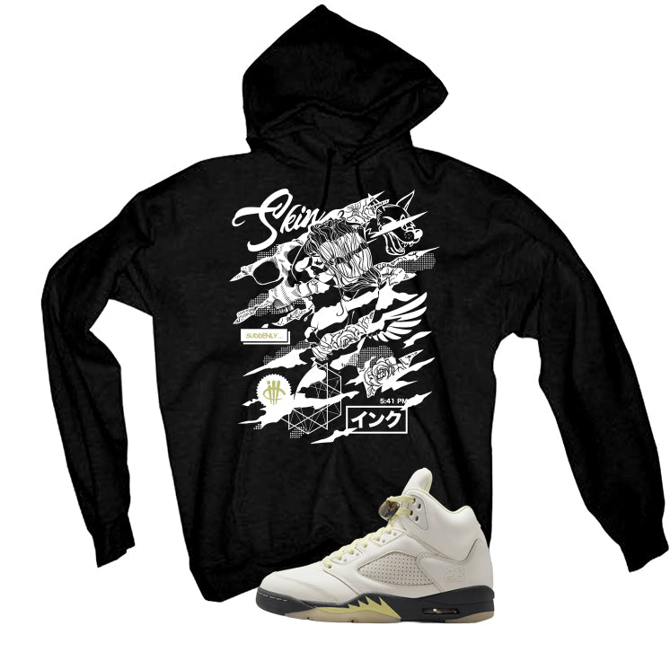 Air Jordan 5 WMNS Luminous Green Black T-Shirt (Skin And product image 3