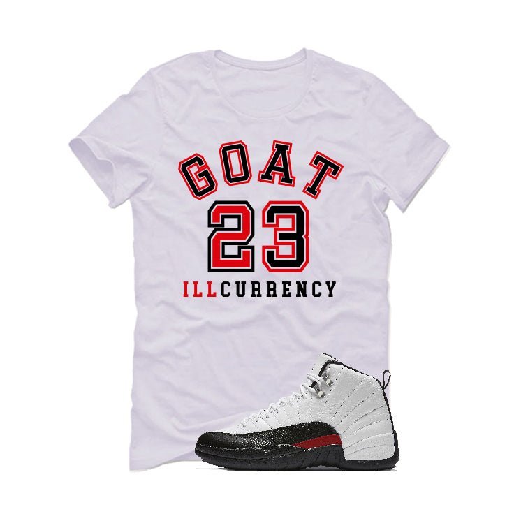 Air Jordan 12 “Red Taxi” | illcurrency White T-Shirt (GOAT product image 2