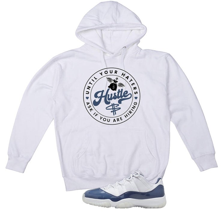 Air Jordan 11 Low Diffused Blue White T-Shirt (Haters Catch product image 3