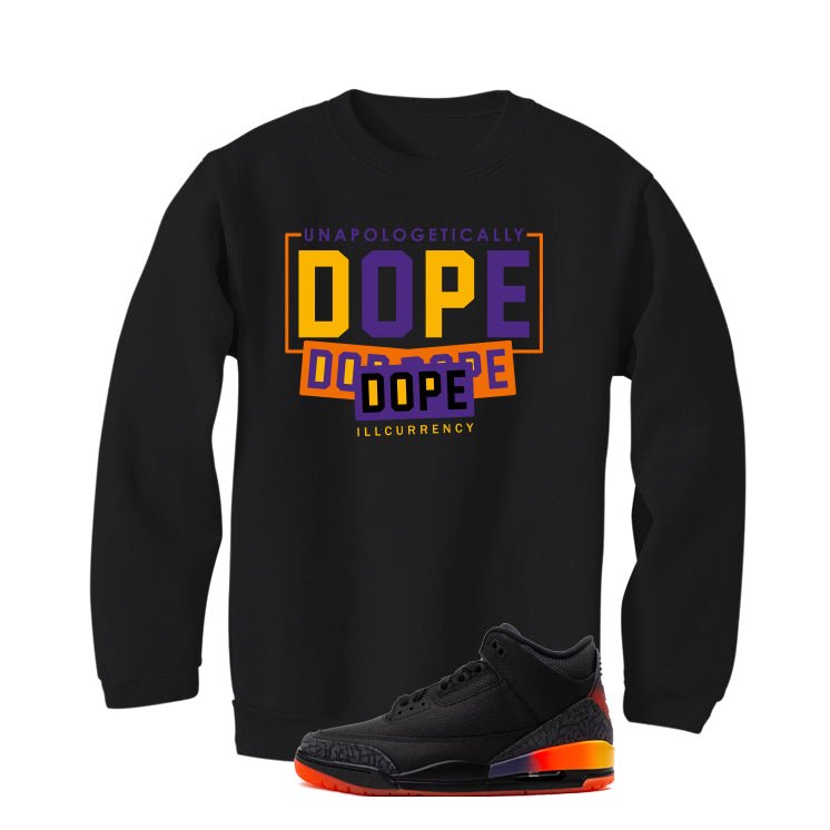 J Balvin x Air Jordan 3 Rio Black T-Shirt (DOPE) product image 4