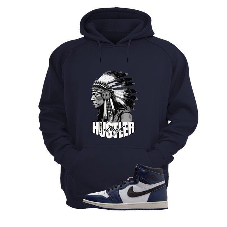 Air Jordan 1 High OG Midnight Navy Blue T-Shirt (Chief product image 3