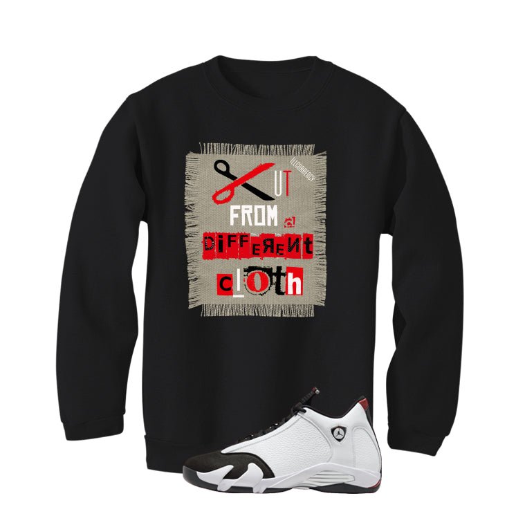 Air Jordan 14 Black Toe T-Shirt (Cut from a different product image 4