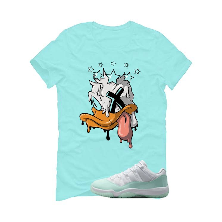 Air Jordan 11 Low WMNS Igloo Mint Green T-Shirt (ducked) product image 2