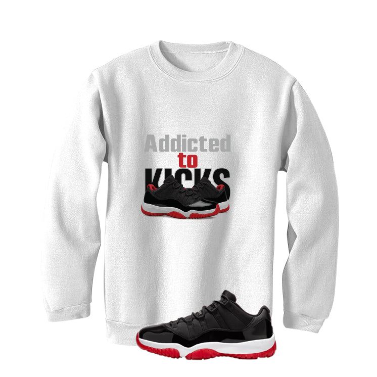 Air Jordan 11 Low Bred White T-Shirt (addicted to kicks) product image 4