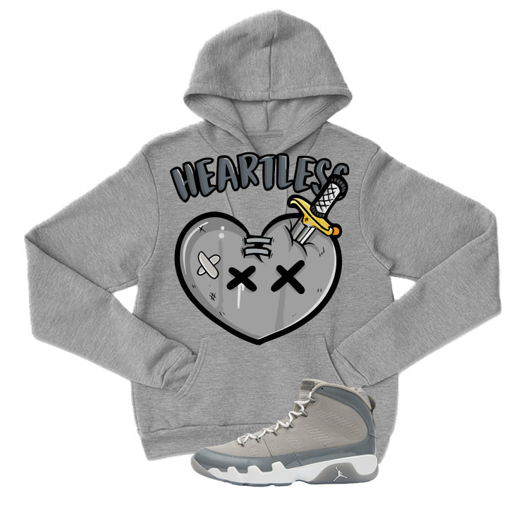 Air Jordan 9 Cool Grey T-Shirt (Heartless)| illcurrency product image 3