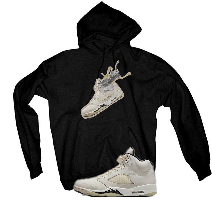 Air Jordan 5 SE Sail Black T-Shirt (Splash 5)| illcurrency product image 3
