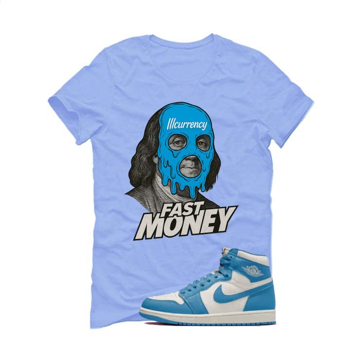 Air Jordan 1 High OG UNC Reimagined Carolina Blue T-Shirt product image 2