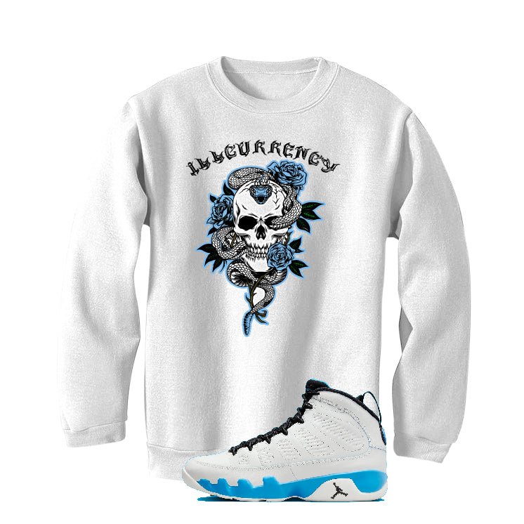 Air Jordan 9 “Powder Blue” | illcurrency White T-Shirt product image 4