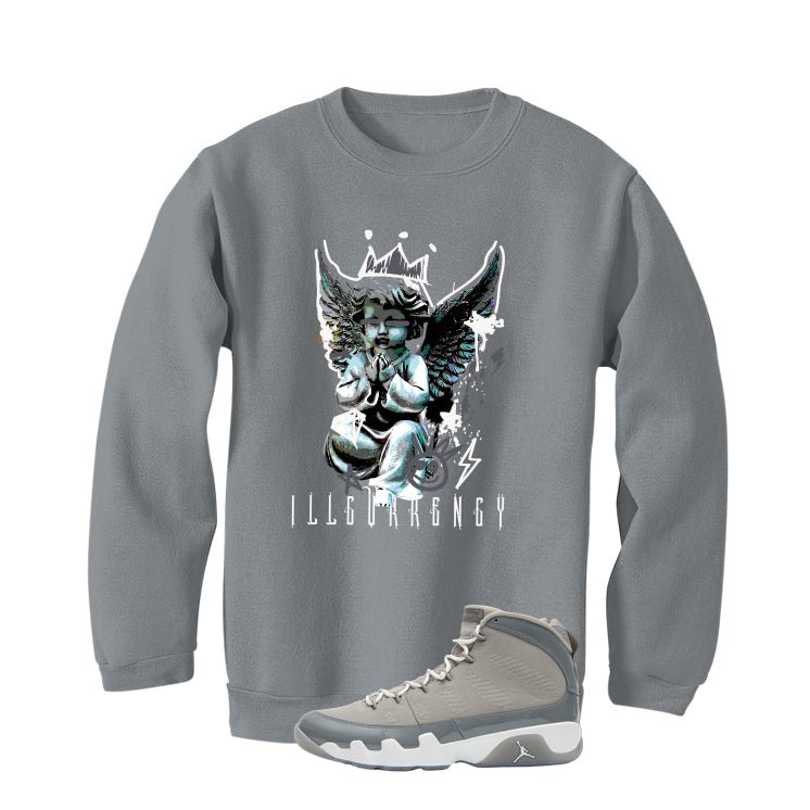 Air Jordan 9 Cool Grey T-Shirt (Graffiti Angel)| illcurrency product image 4