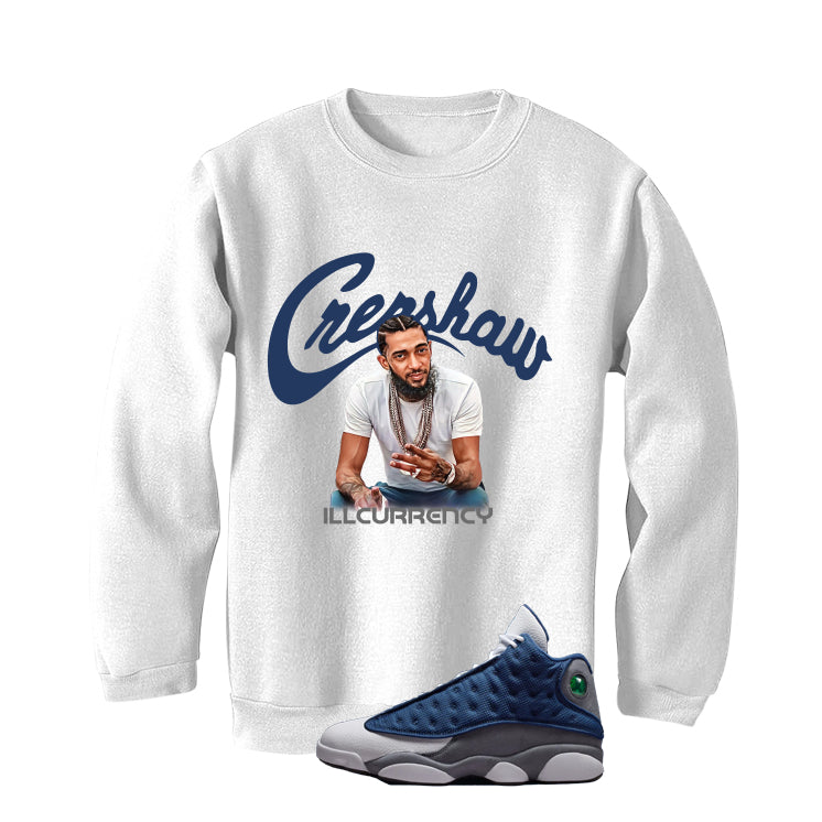 Air Jordan 13 Flint White T-Shirt (Crenshaw)| illcurrency product image 4