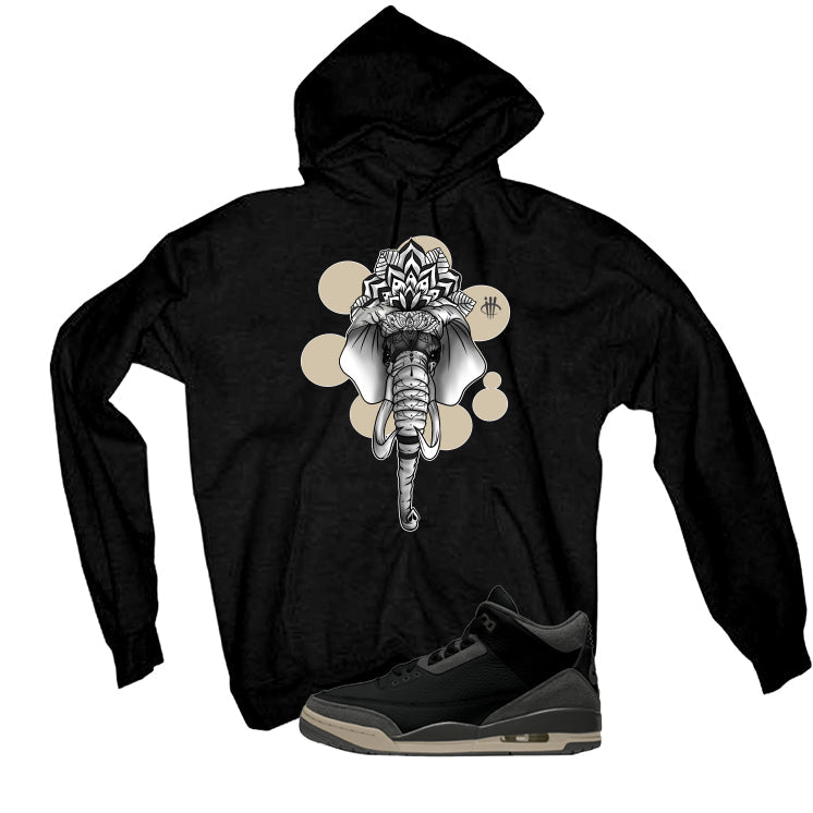 A Ma Maniere x Air Jordan 3 Black T-Shirt (Elephant) product image 3