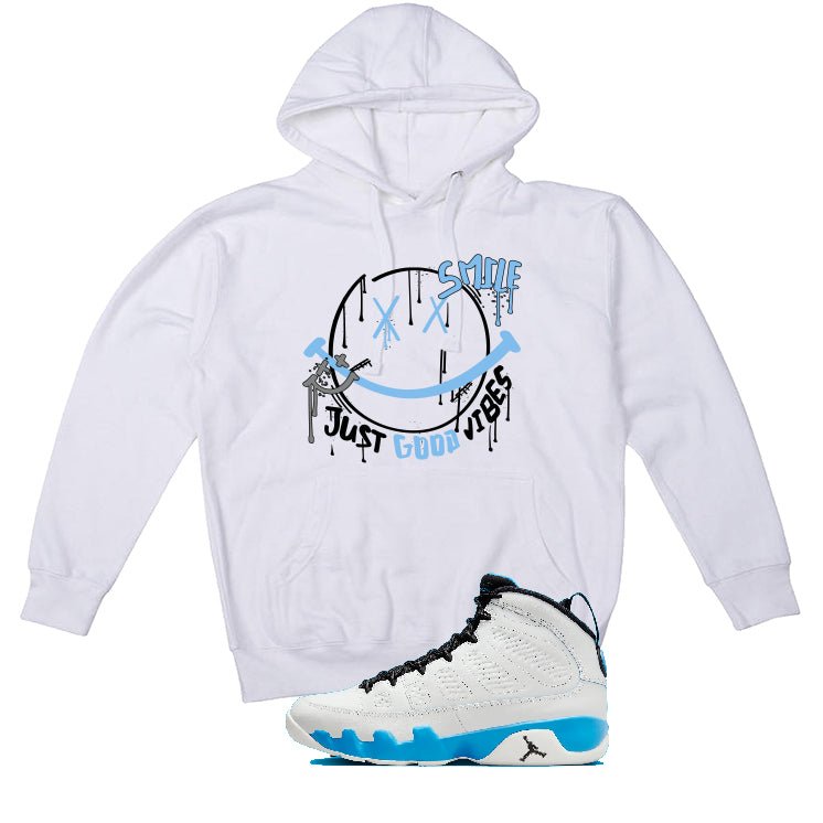 Air Jordan 9 “Powder Blue” | illcurrency White T-Shirt product image 3