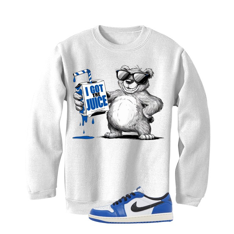 Air Jordan 1 Low OG Game Royal White T-Shirt (I got the product image 4