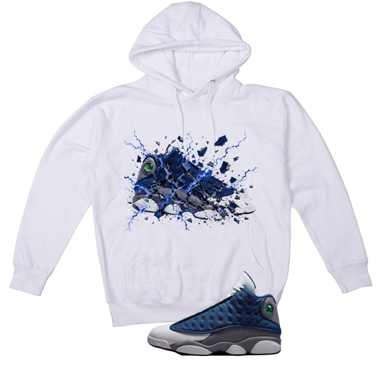 Air Jordan 13 Flint White T-Shirt 13 shattered)| illcurrency product image 3