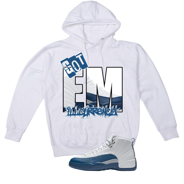 Air Jordan 12 French Blue White T-Shirt (GOT EM) product image 3