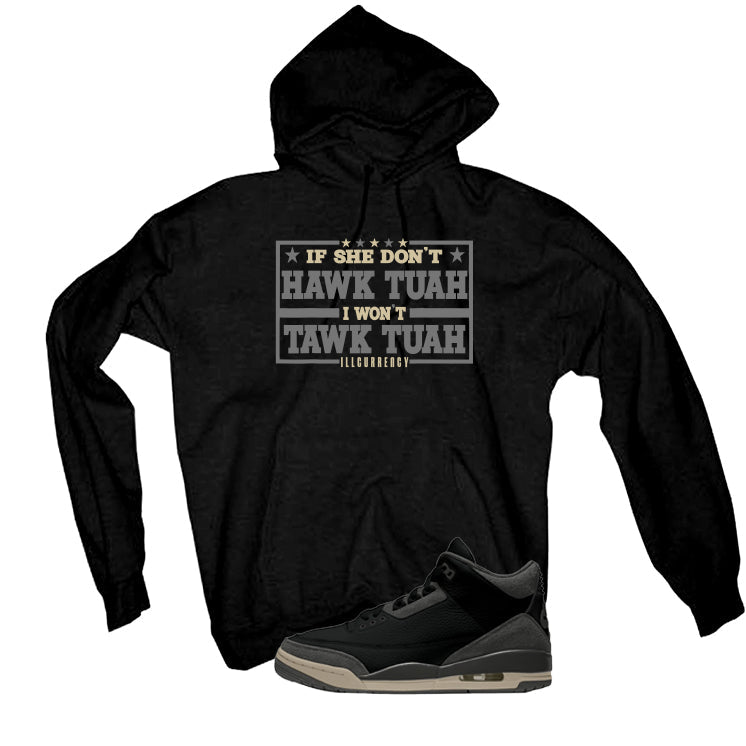 A Ma Maniere x Air Jordan 3 Black T-Shirt (Hawk Tuah) product image 3