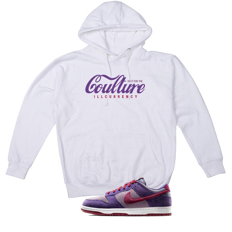 Nike Dunk Low “Plum” | illcurrency White T-Shirt (Coulture) product image 3