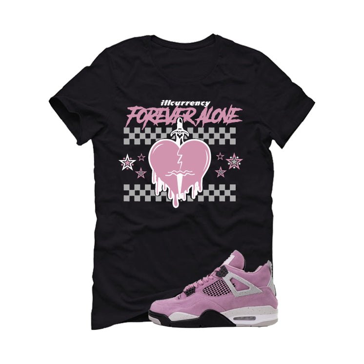 Air Jordan 4 WMNS Orchid Black T-Shirt (Forever Alone) product image 2