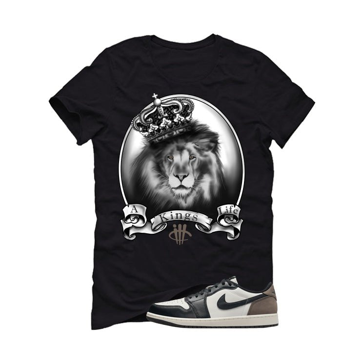 Air Jordan 1 Low OG Mocha Black T-Shirt (King's Life) product image 2