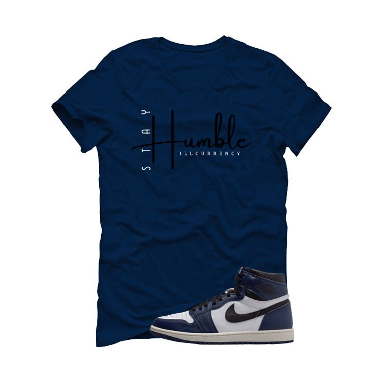 Air Jordan 1 High OG Midnight Navy Blue T-Shirt (Stay product image 2