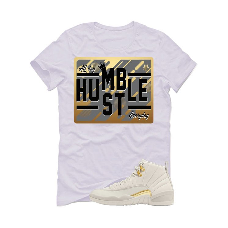Air Jordan 12 WMNS Phantom White T-Shirt (Hustle Everyday) product image 2