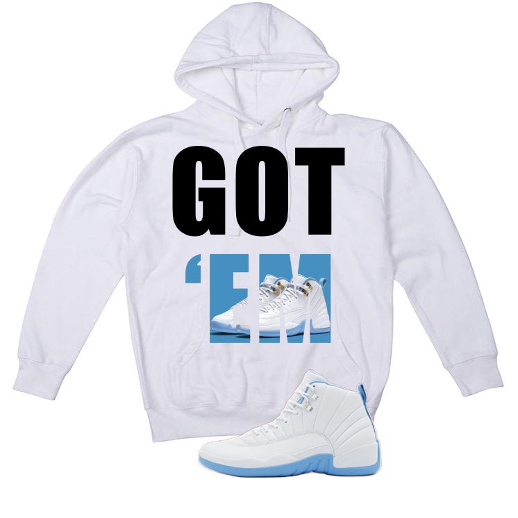 Air Jordan 12 Melo White T-Shirt (Got Em)| illcurrency product image 3