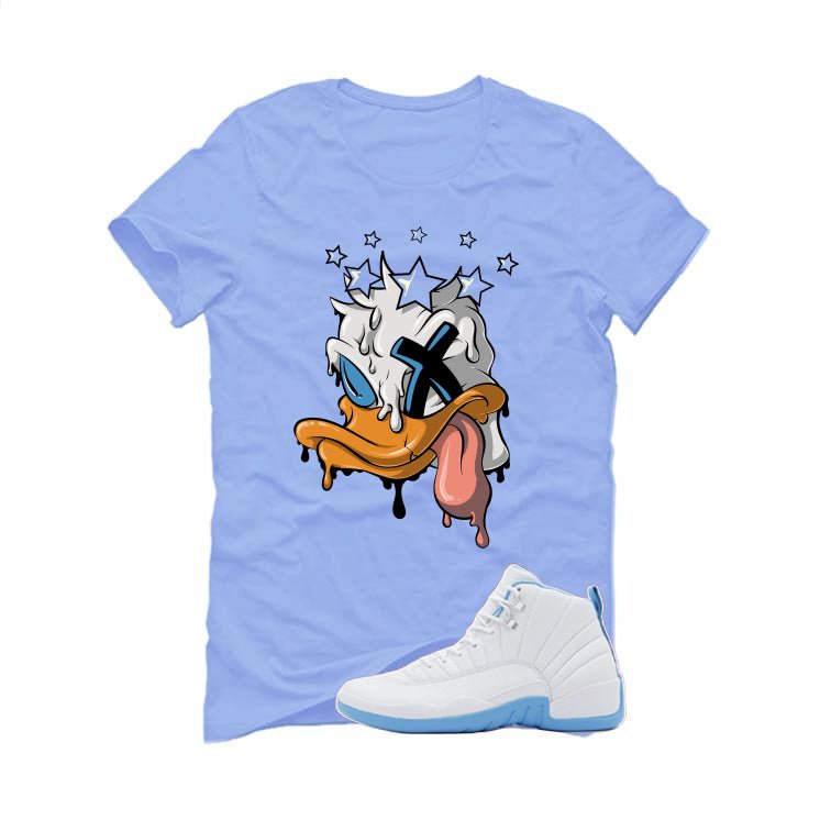 Air Jordan 12 Melo Carolina Blue T-Shirt (Ducked) product image 2