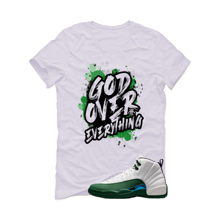 Air Jordan 12 Bucks Matching T-Shirt God Over Everything product image 2