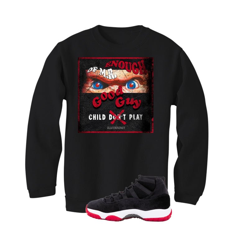 Air Jordan 11 Bred Velvet Black T-Shirt (ENOUGH OF MR GOOD product image 4