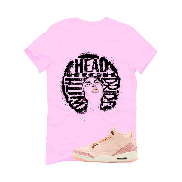 Air Jordan 3 Valentine’s Day Pink T-Shirt (Head High) product image 2