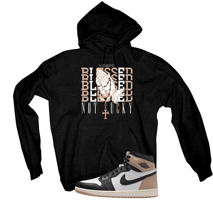 Air Jordan 1 High OG Latte Black T-Shirt (Blessed not product image 3
