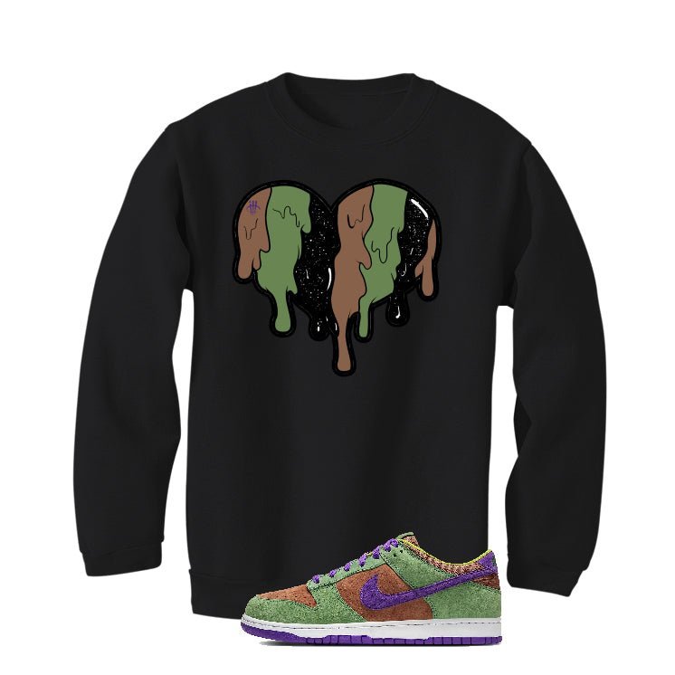 Nike Dunk Low “Veneer” | illcurrency Black T-Shirt (Heart) product image 4