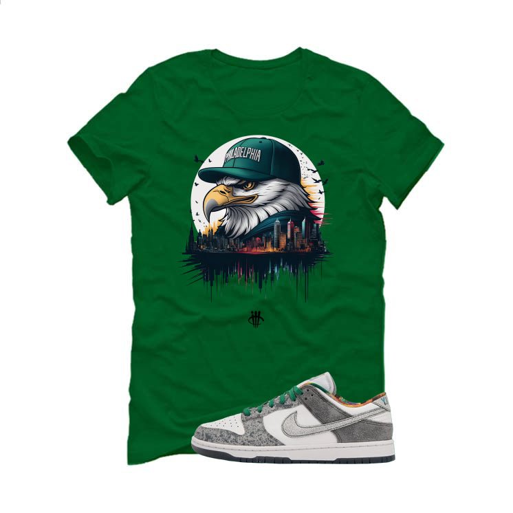 Nike Dunk Low Premium Philly Pine Green T-Shirt Skyline) product image 2