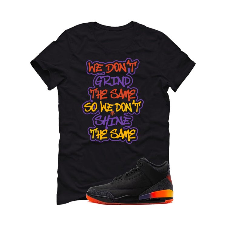 J Balvin x Air Jordan 3 Rio Black T-Shirt (We Don't Grind product image 2