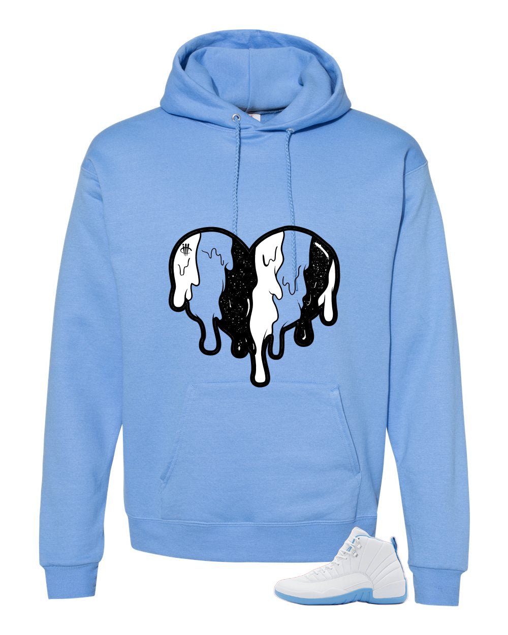 Air Jordan 12 Melo Carolina Blue T-Shirt (Heart) product image 3