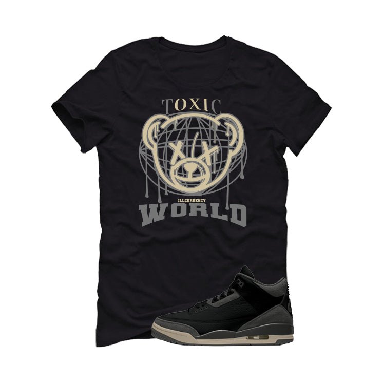 A Ma Maniere x Air Jordan 3 Black T-Shirt (Toxic World) product image 2