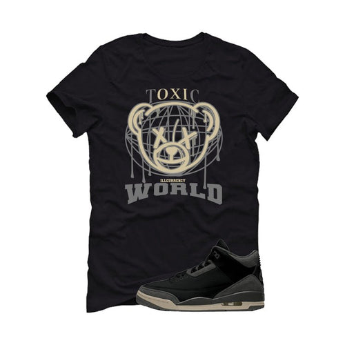 A Ma Maniere x Air Jordan 3 Black T-Shirt (Toxic World) product image 2