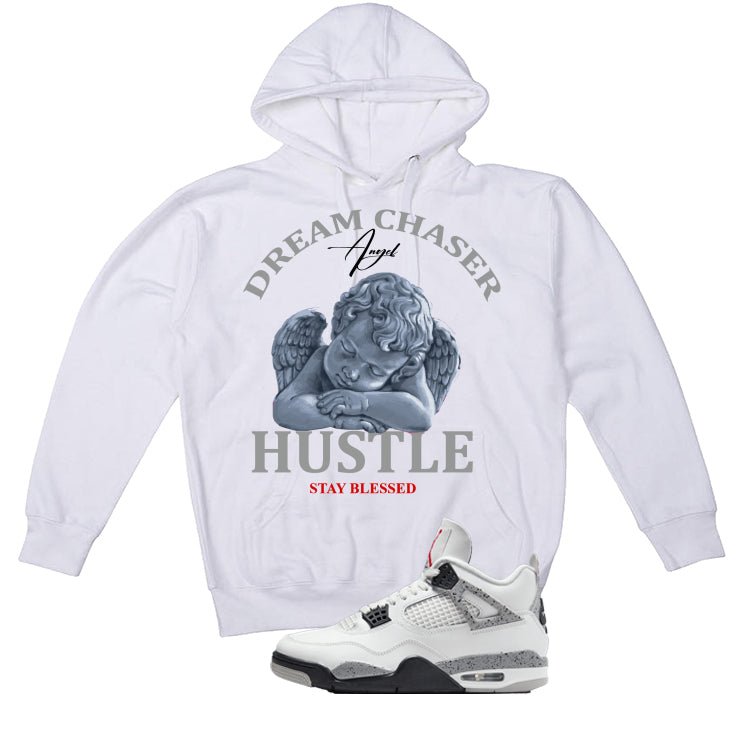 Air Jordan 4 White Cement T-Shirt (Dream Chaser Angel) product image 3