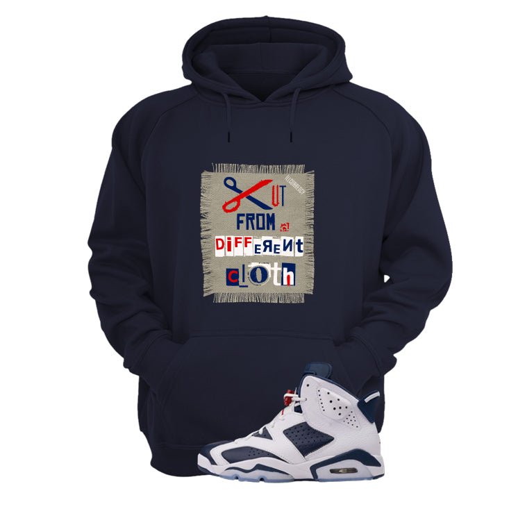 Air Jordan 6 Olympic Navy Blue T-Shirt (Cut from a product image 3