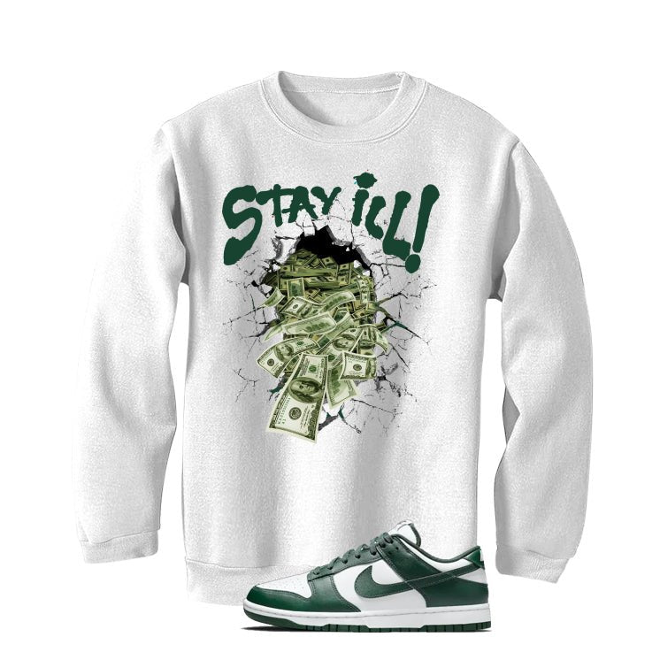 Nike Dunk Low Michigan State White T-Shirt (Stay ill) product image 3