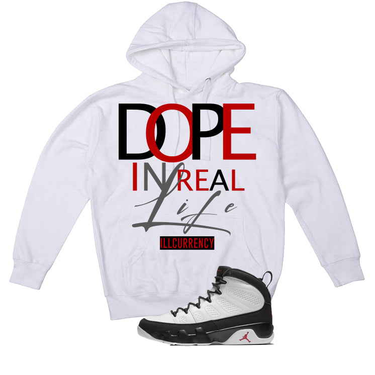 Air Jordan 9 OG Space Jam Matching T-Shirt White (Dope In product image 3