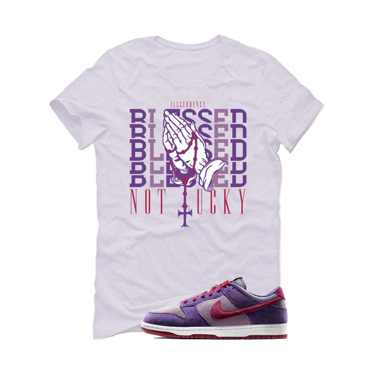 Nike Dunk Low “Plum” | illcurrency White T-Shirt (Blessed product image 2