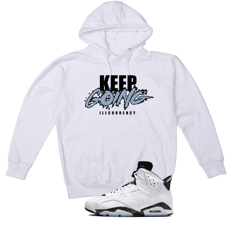 Air Jordan 6 Reverse Oreo White T-Shirt (keep Going) product image 3