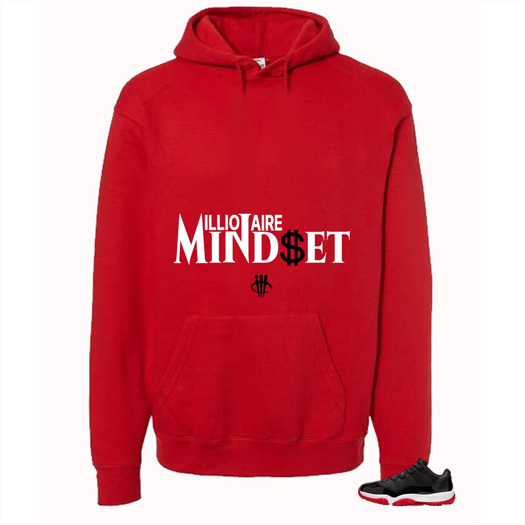 Air Jordan 11 Low Bred Red T-Shirt (Millionaire Mindset) product image 3