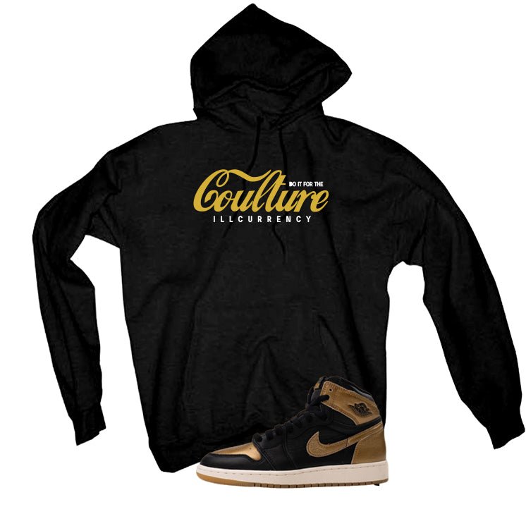 Air Jordan 1 High OG Metallic Gold Black T-Shirt product image 3