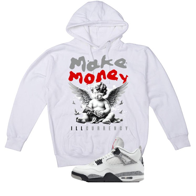 Air Jordan 4 White Cement T-Shirt (Make Money)| illcurrency product image 3