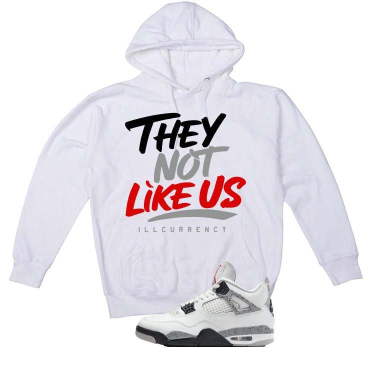 Air Jordan 4 White Cement T-Shirt (They not like us) product image 3